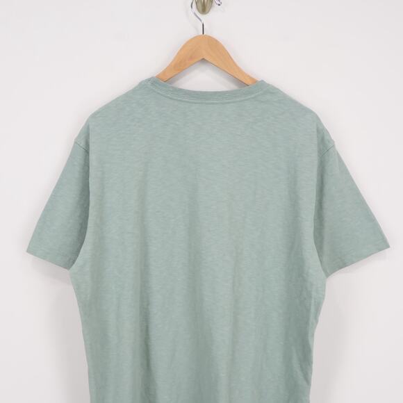 American Giant Men's Premium Slub Crew Tee Green Milieu Size XL NWOT - Picture 6 of 7